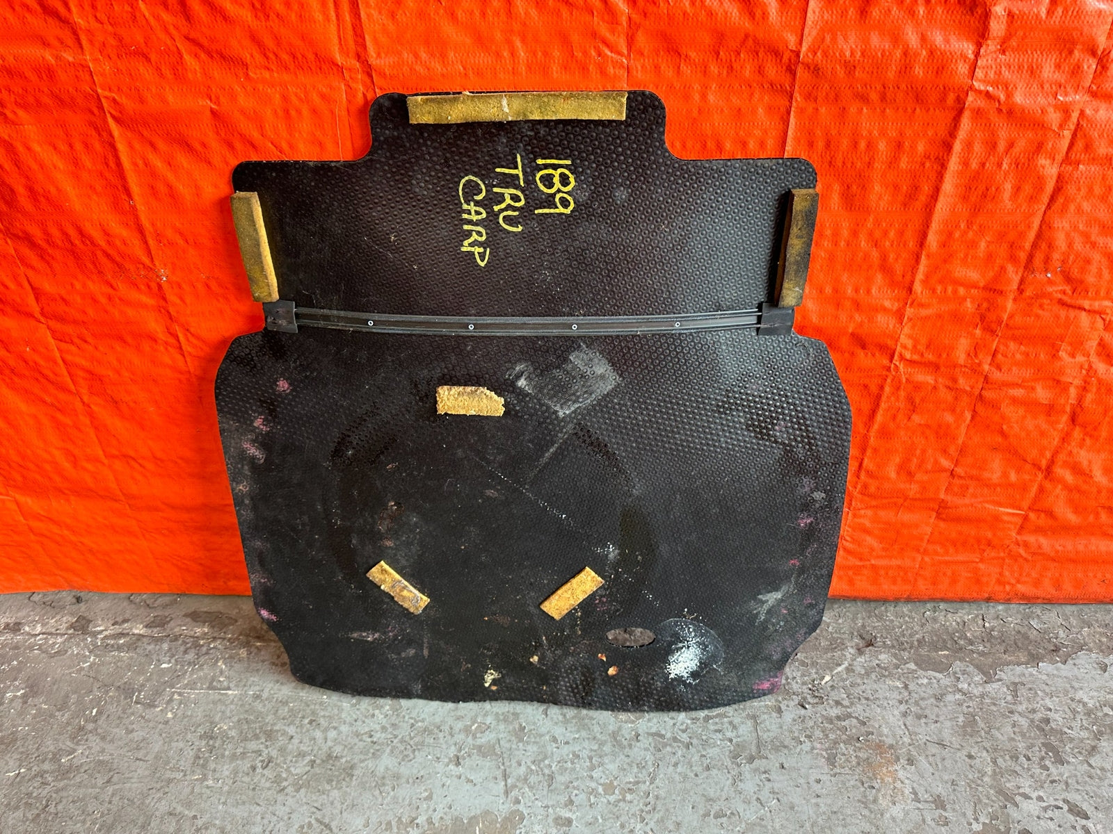 90 93 ACURA INTEGRA 2D   REAR TRUNK CARDBOARD INSERT SPARE COVER BOARD OEM #1897