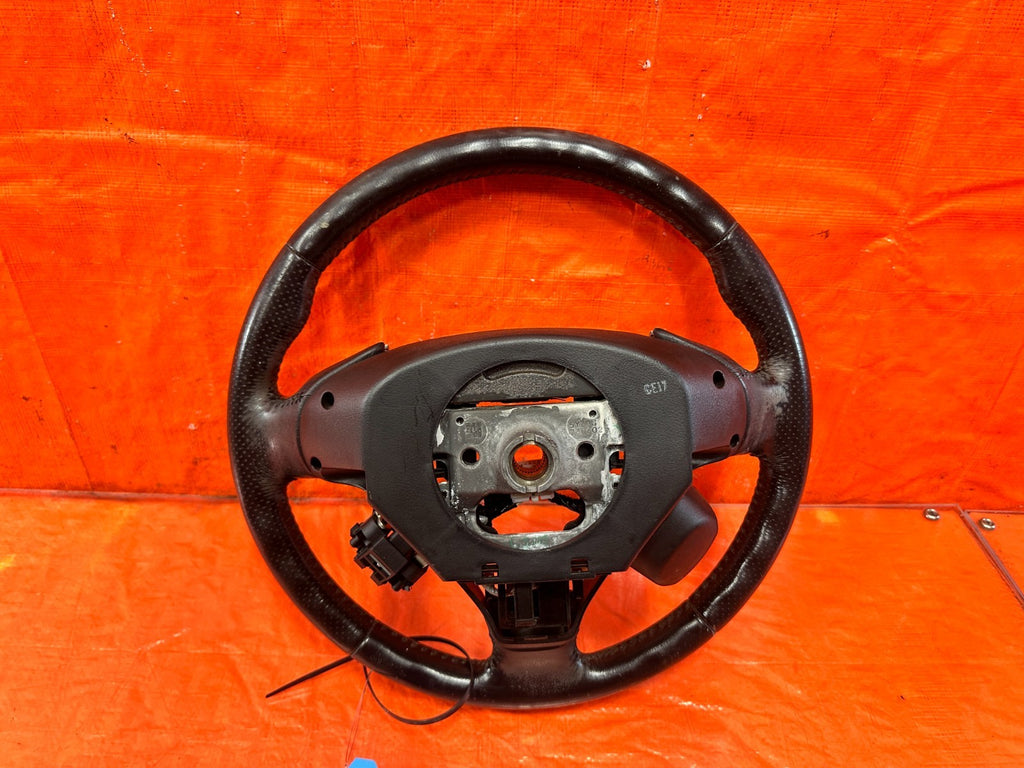 04 05 ACURA TSX   STEERING WHEEL   BLACK LEATHER WRAP   OEM FACTORY #3045