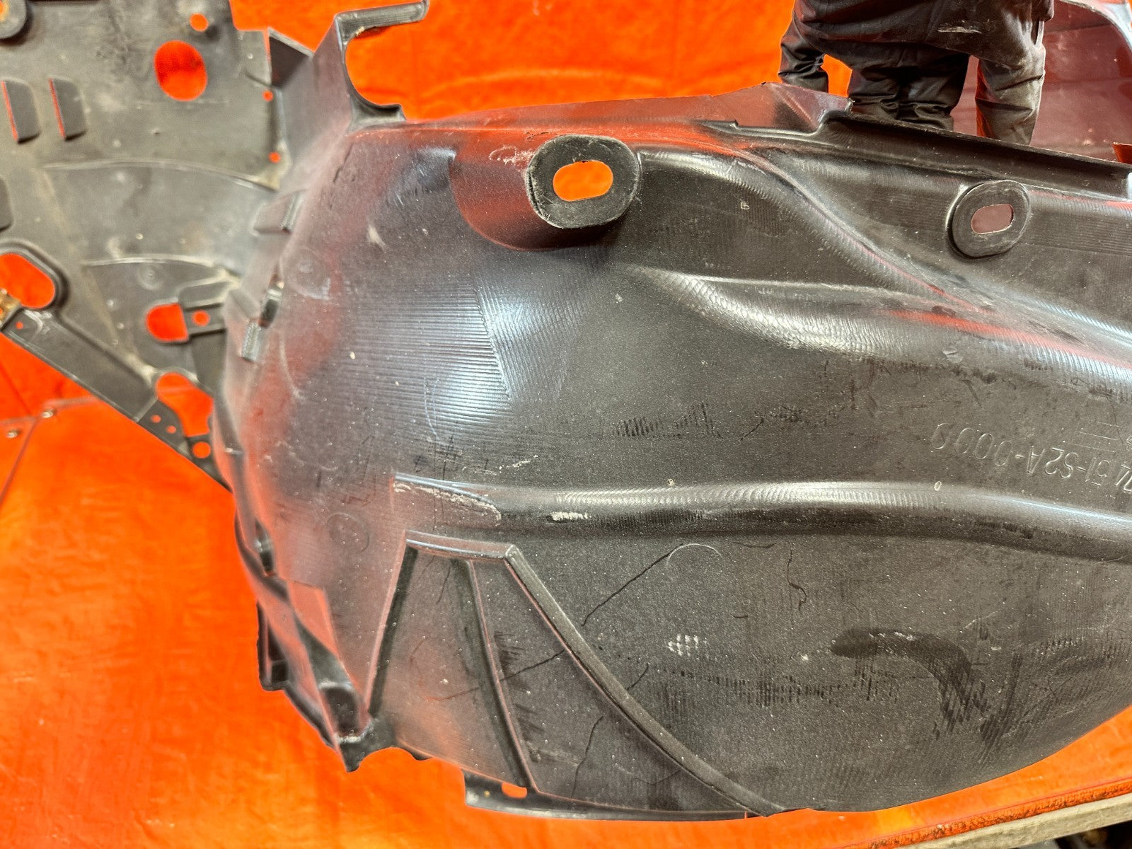 00 09 HONDA S2000   DRIVER LEFT FRONT FENDER LINER SPLASH SHIELD #S2K9
