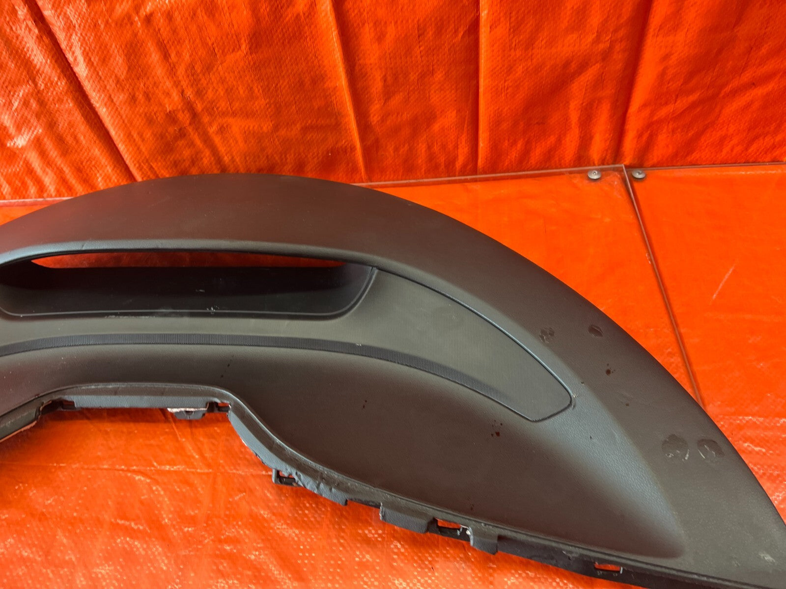 06 11 HONDA CIVIC SI UPPER DASH DASHBOARD SPEEDOMETER BEZEL TRIM PLASTIC OEM 1294