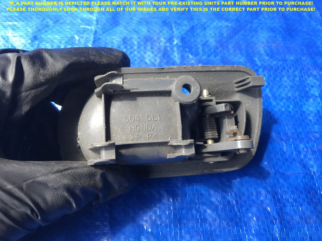 OEM 1996 1997 1998 1999 HONDA CIVIC SEDAN DRIVER LEFT REAR INTERIOR DOOR HANDLE 1