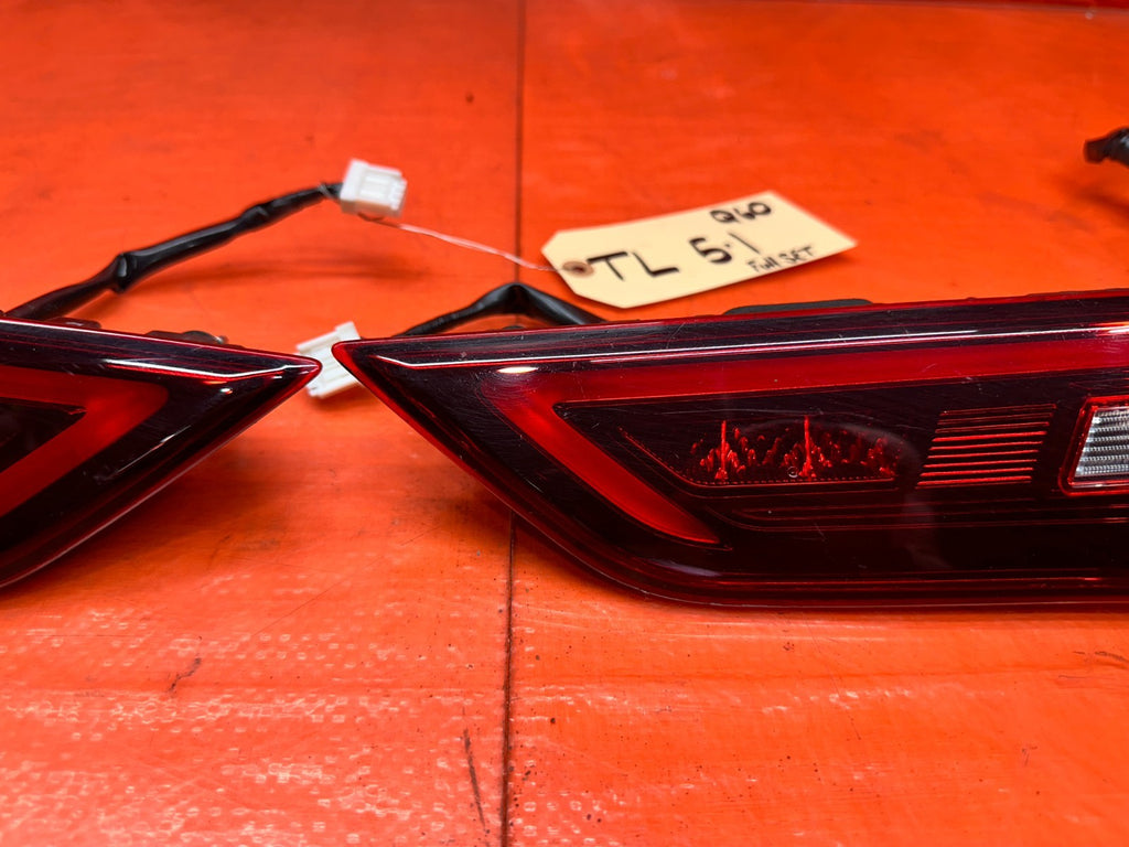 17 22 INFINITI Q60 TAIL LIGHT LAMP SET LEFT RIGHT INNER OUTER LIGHTS LAMPS OEM8