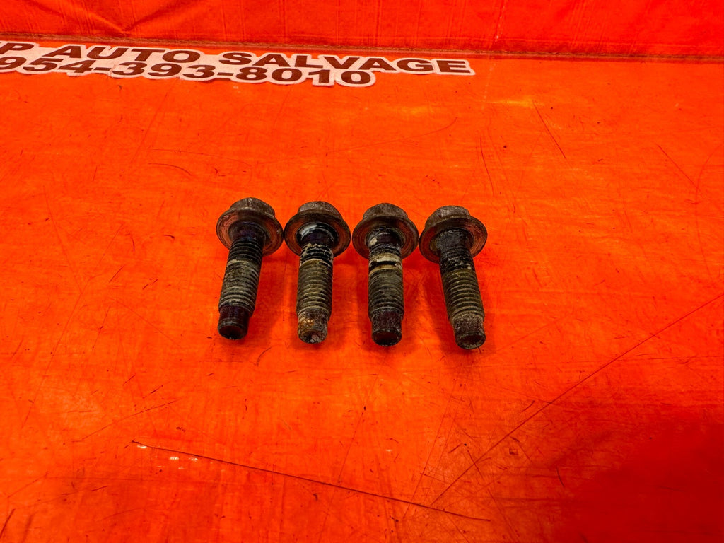 08 15 INFINITI G37 & Q60 COUPE   VQ37VHR ALUMINUM BRACKET BOLTS HARDWARE OEM 2450