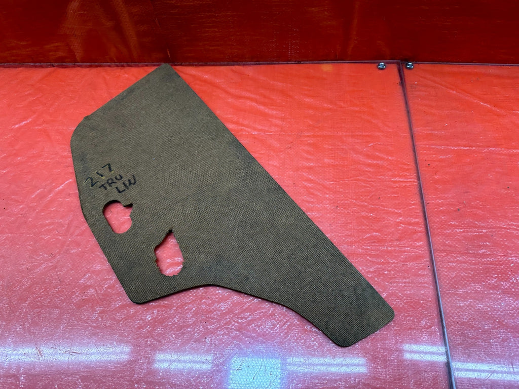 08 15 LANCER EVOLUTION X EVO 10 MR   DRIVER LEFT TRUNK LINER CARDBOARD TRIM #2179