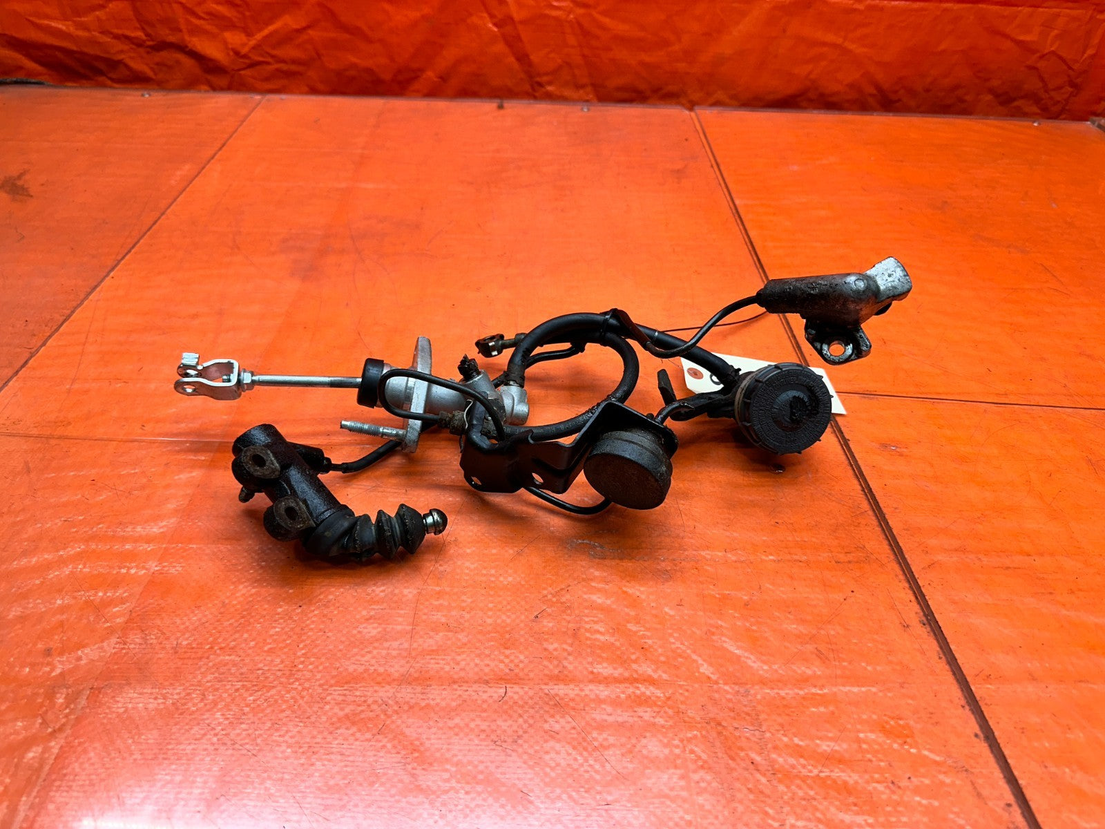 97 01 HONDA PRELUDE MANUAL TRANSMISSION CLUTCH MASTER SLAVE CYLINDER OEM #3354