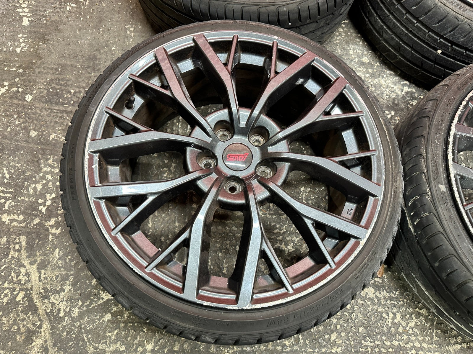 15-20 SUBARU WRX STI 4D 2.5L EJ257 18" ALLOY WHEELS RIMS TIRE SET SET OF 4 OEM13