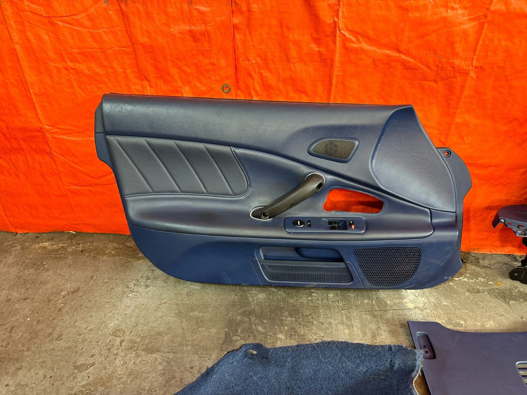 00 09 HONDA S2000   BLUE INTERIOR CONVERSION   SEATS DASH CARPET PLASTICS PANELS14