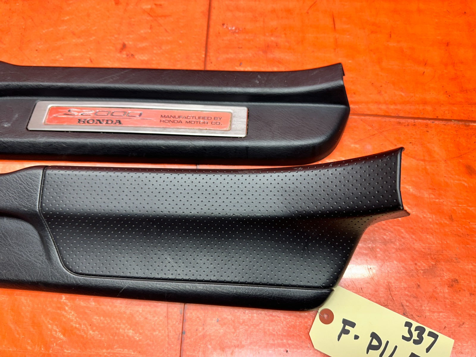 00-09 HONDA S2000 AP1 AP2 INTERIOR FLOOR PILLAR PLASTIC TRIMS PAIR OEM #3375