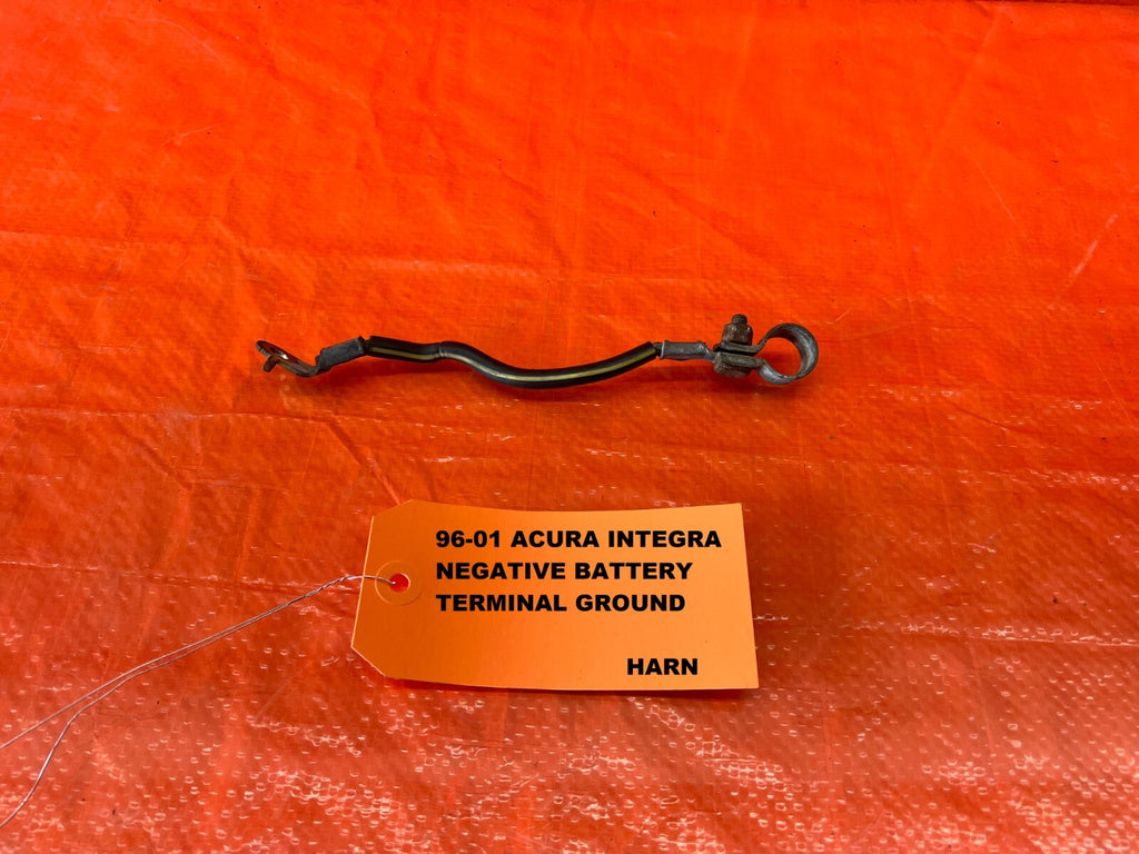 96 01 ACURA INTEGRA   NEGATIVE TERMINAL BATTERY GROUND WIRE HARNESS OEM #1640