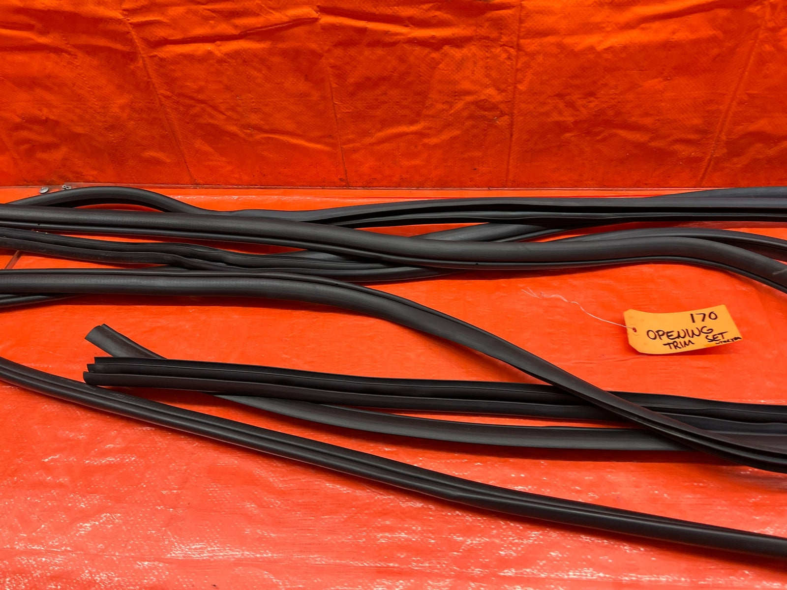 12 21 SUBARU WRX & STI SEDAN  DOOR TO CHASSIS WEATHER STRIP GASKET SET ALL 4 OEM6