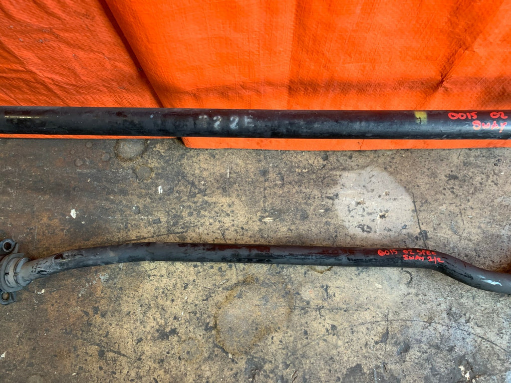 OEM 2003 03 HONDA S2000   FRONT AND REAR SWAY BAR SET BARS   26.5x4.5  27.2x4.5 5