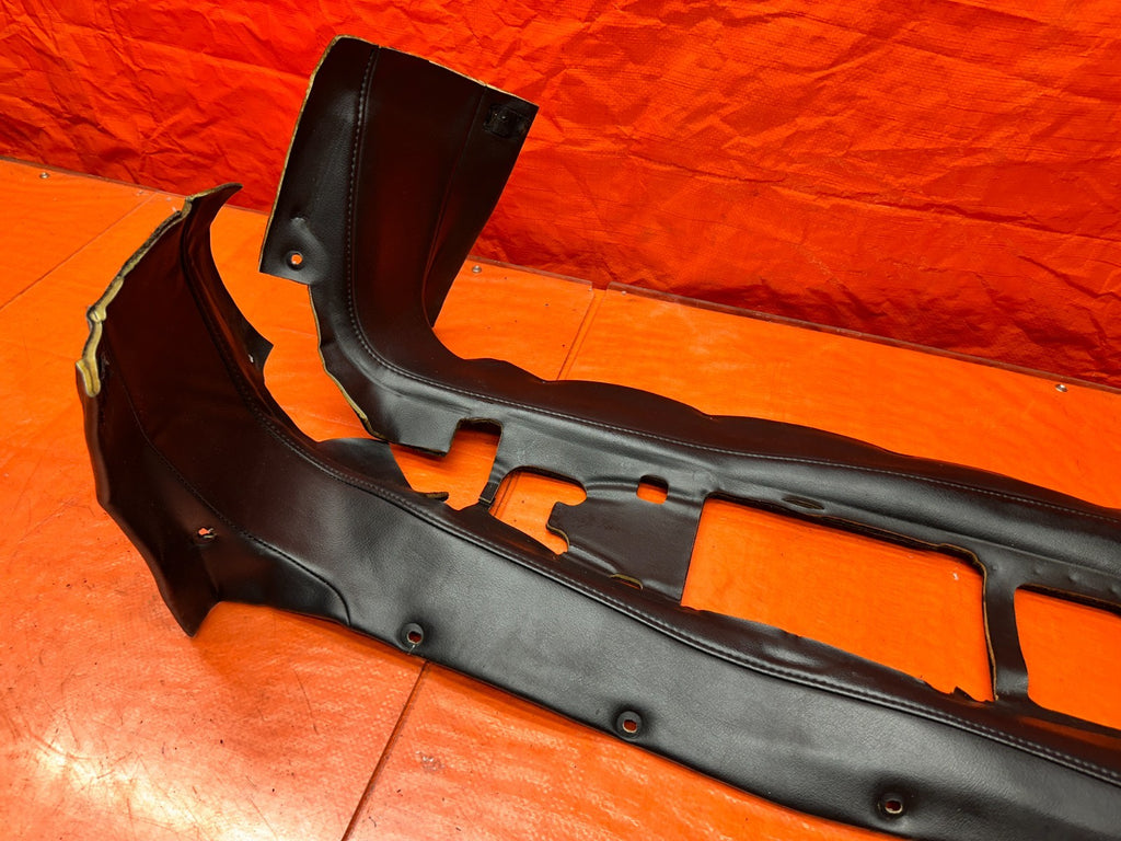 00 03 HONDA S2000 AP1 2.0L BLACK LEATHER CENTER CONSOLE TUNNEL TRIM COVER OEM #315