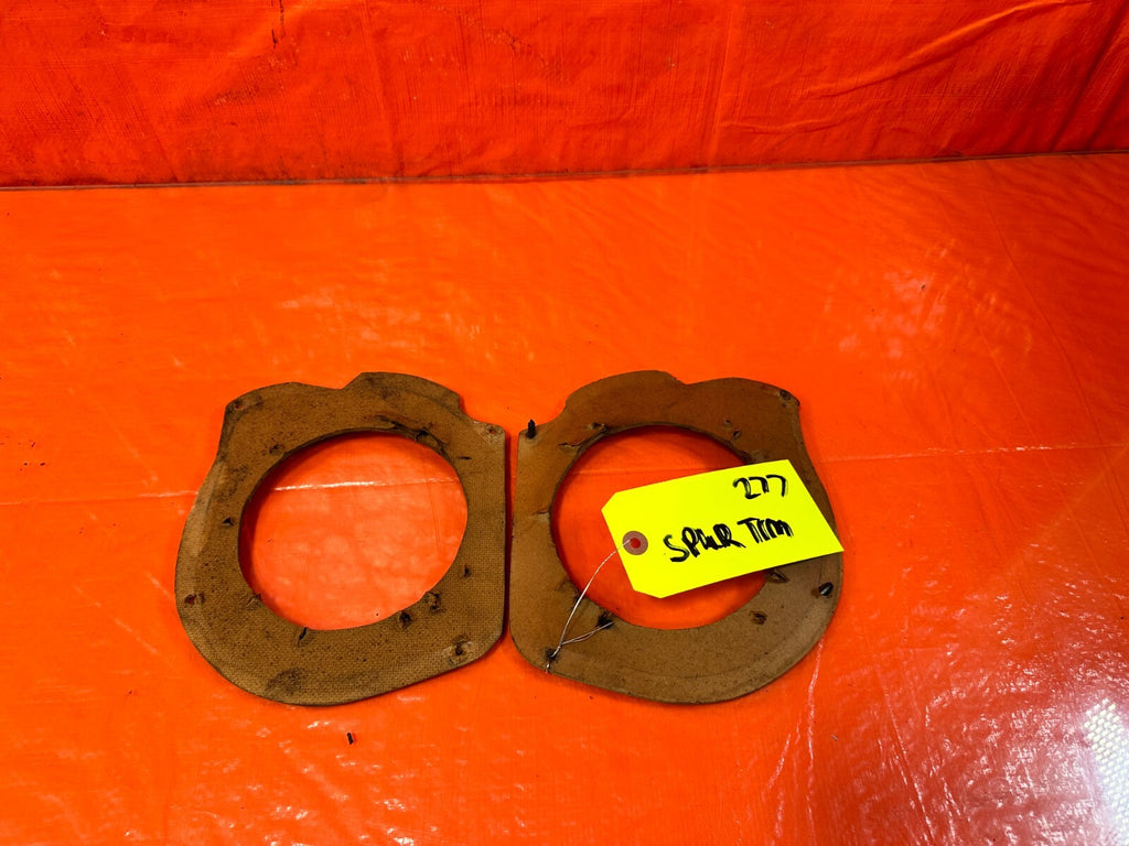 88 91 HONDA CRX   REAR SPEAKER CARDBOARD CUT OUTS   #2774