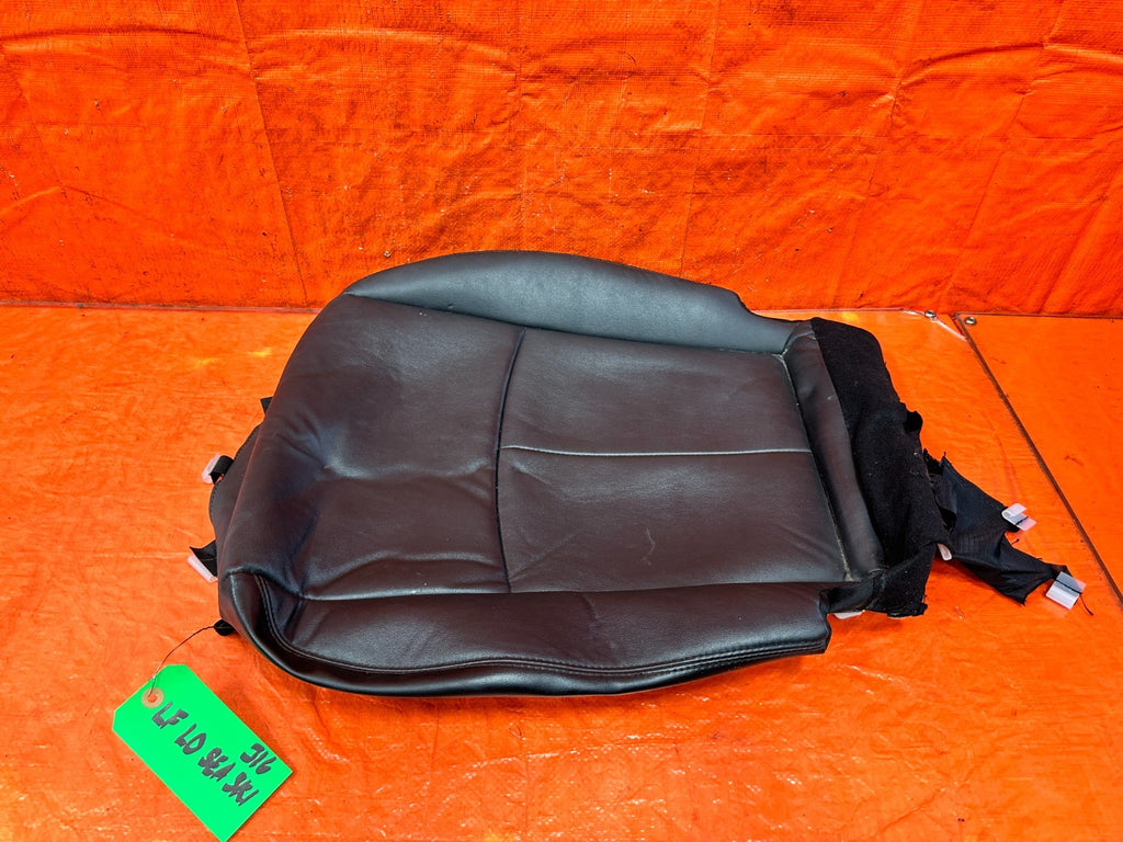 14 23 INFINITI Q50   DRIVER LEFT FRONT LOWER SEAT LEATHER WRAP SKIN   OEM 3160