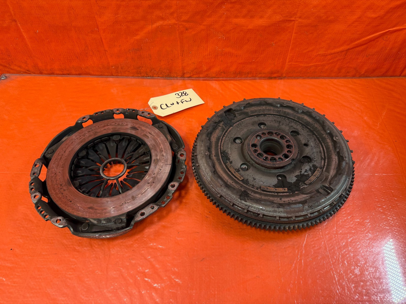 08 15 INFINITI G37   Q37VHR   6 SPEED MANUAL   FLYWHEEL & PRESSURE PLATE OEM 3289