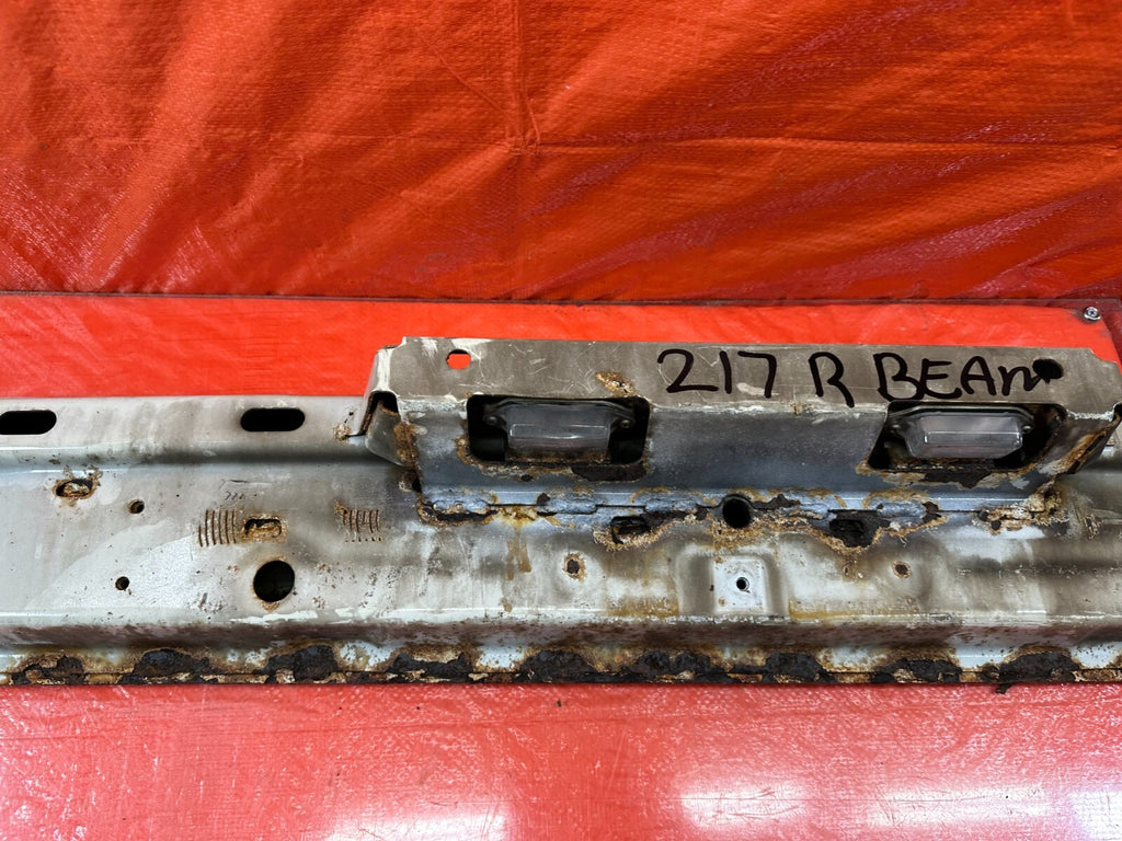08 15 LANCER EVOLUTION X EVO 10   REAR CRASH BEAM REINFORCEMENT RE BAR   OEM 2175