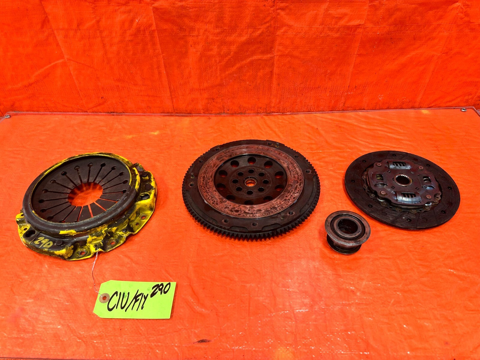 00 09 HONDA S2000 ACT VLUTCH 4 SPRING W/ PRESSURE PLATE & LIGHT WEIGHT FLYWHEEL3