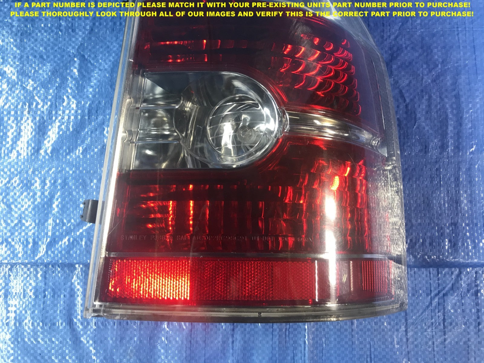 OEM 2004 2005 2006 ACURA MDX PASSENGER RIGHT TAIL LIGHT LAMP R RH1