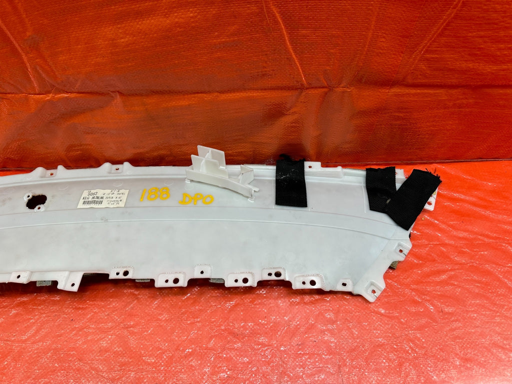 08 15 INFINITI G37 & Q60 COUPE DRIVER LEFT BLACK LEATHER DOOR PANEL INSERT #1859