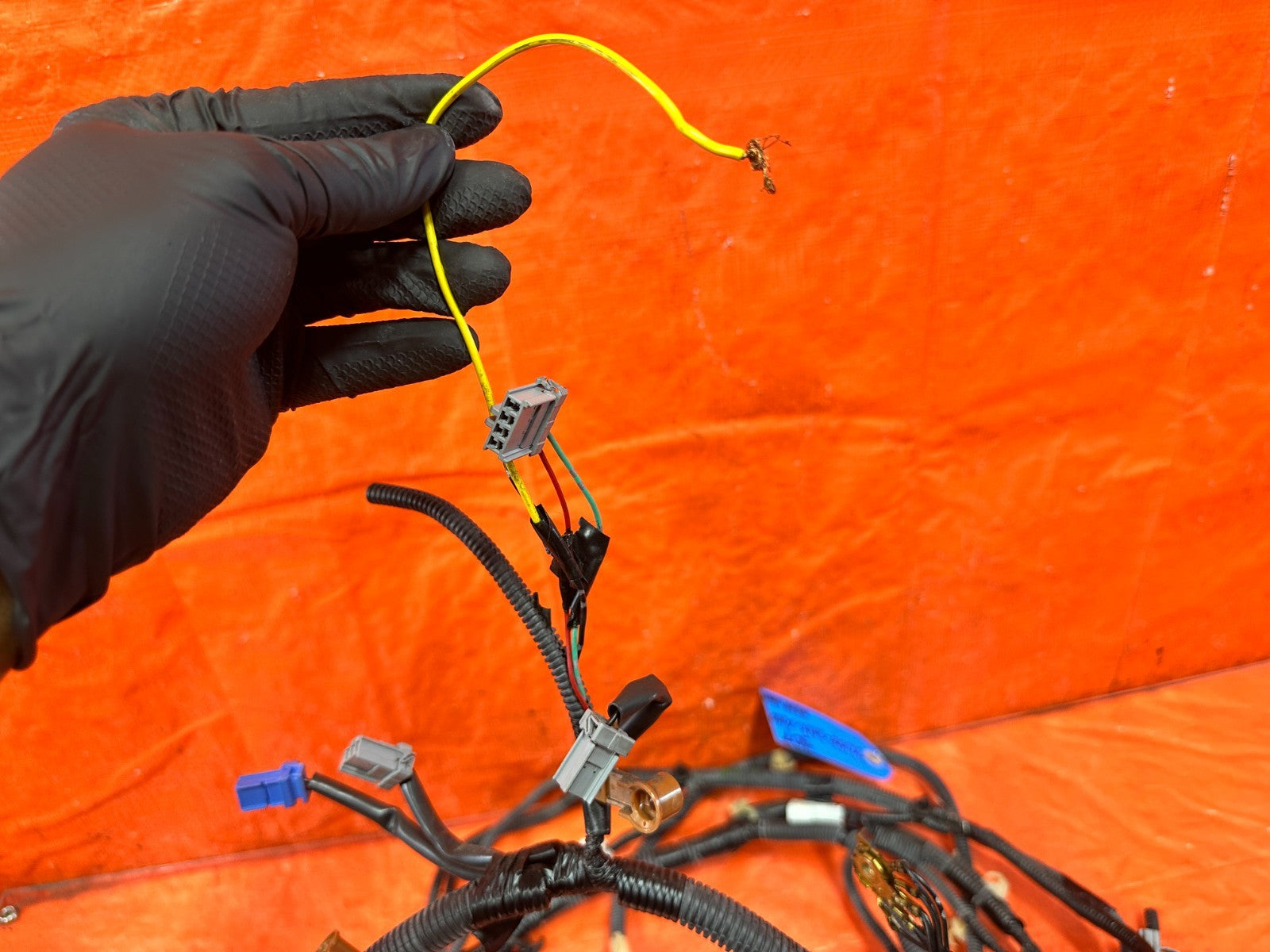 07 11 HONDA CIVIC SI SEDAN   REAR / TAIL LIGHT LAMP WIRING HARNESS WIRE LOOM 3077