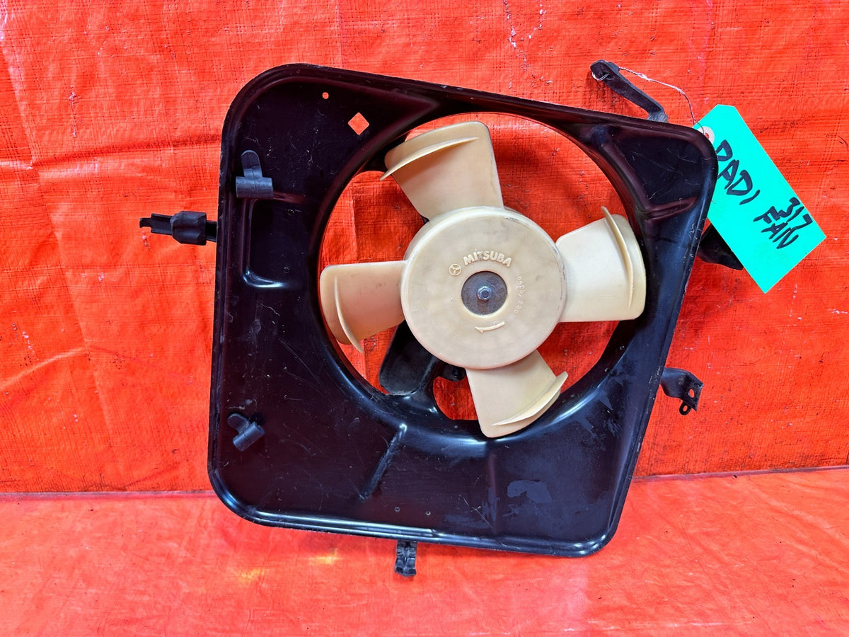 90-91 HONDA CIVIC HATCHBACK - AIR CONDITIONING AC CONDENSER COOLING FAN OEM 3171