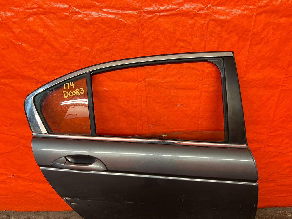 08 12 HONDA ACCORD SEDAN   PASSENGER RIGHT REAR DOOR   100% COMPLETE   OEM #17414