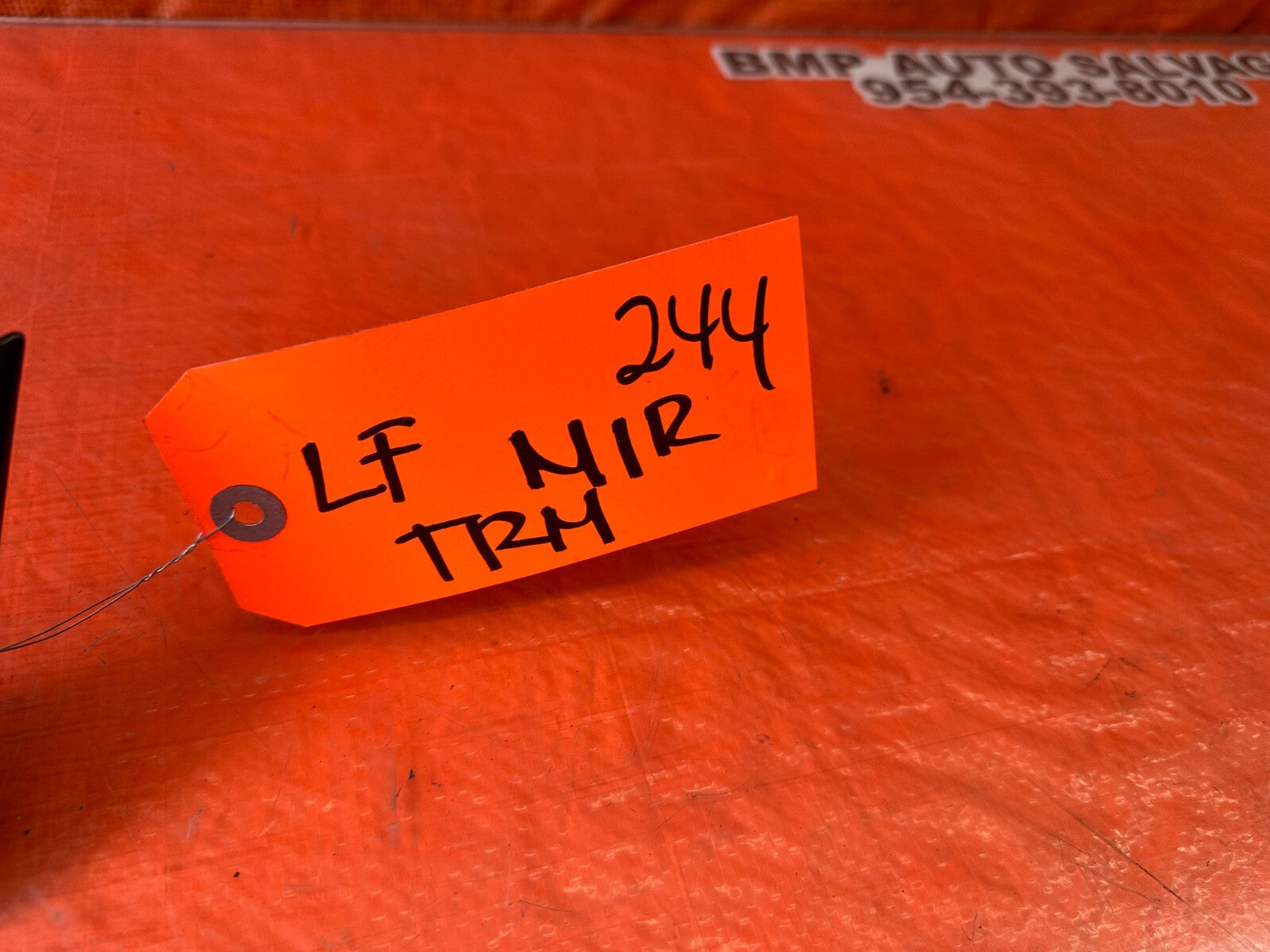 09 12 LEXUS ES350   LEFT EXTERIOR MIRROR TRIM COVER PLASTICS GARNISH   OEM #2446