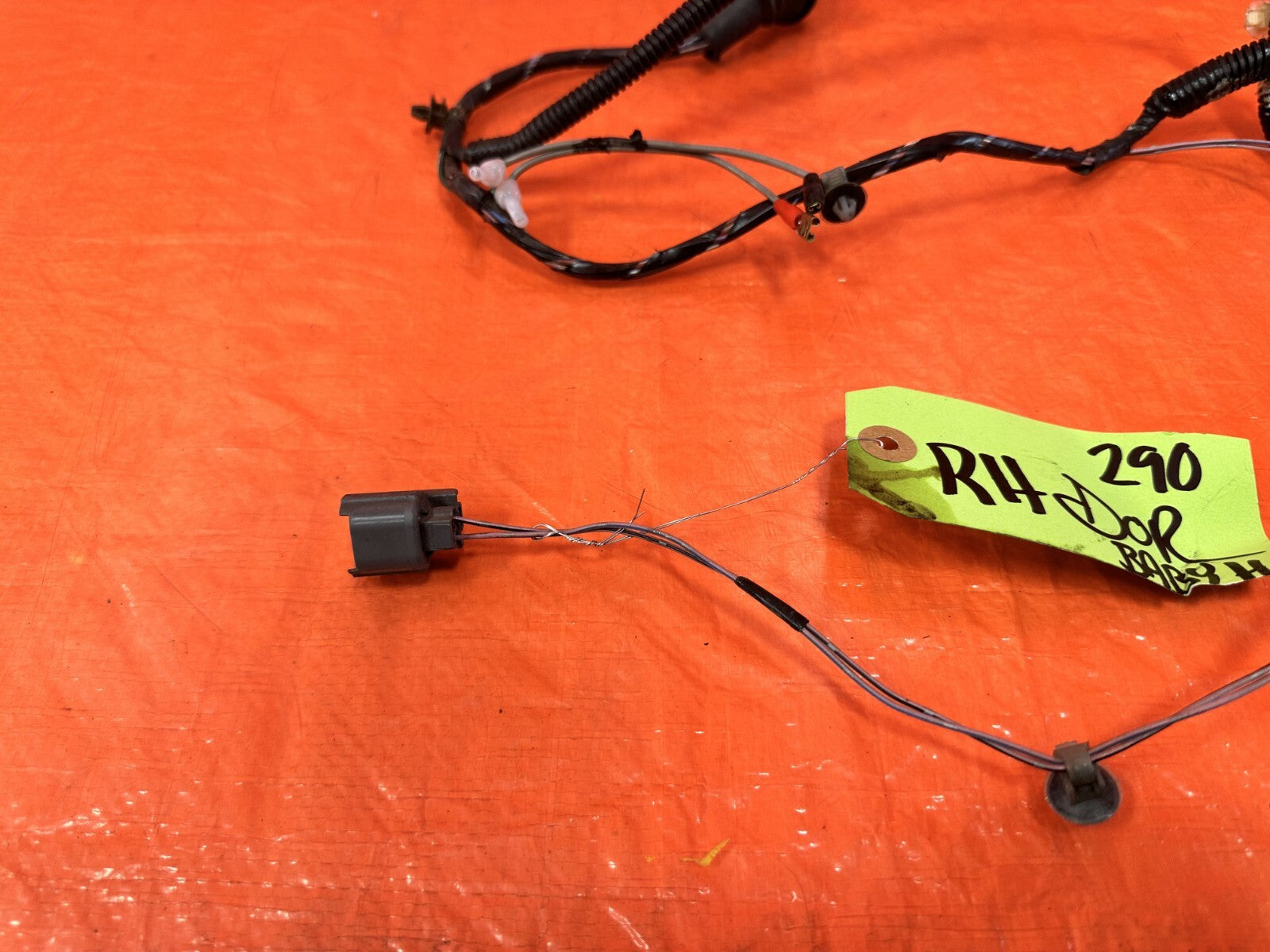 00 09 HONDA S2000   PASSENGER RIGHT DOOR HARNESS WIRE LOOM   OEM FACTORY #2906