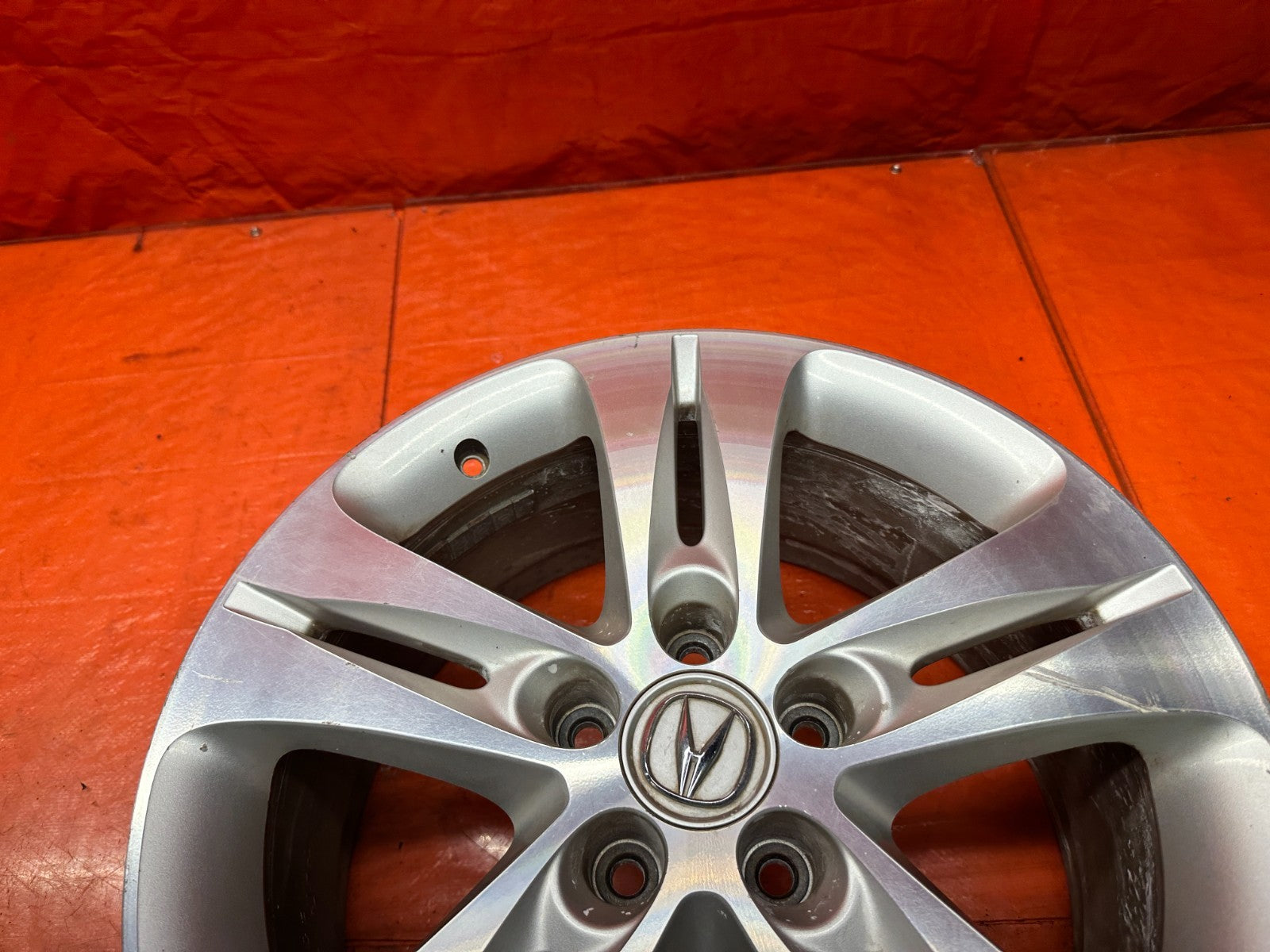 09 14 ACURA TSX V6 18 INCH 5 SPOKE ALLOY WHEEL RIM 18x8 5x114.3 OEM FACTORY  27