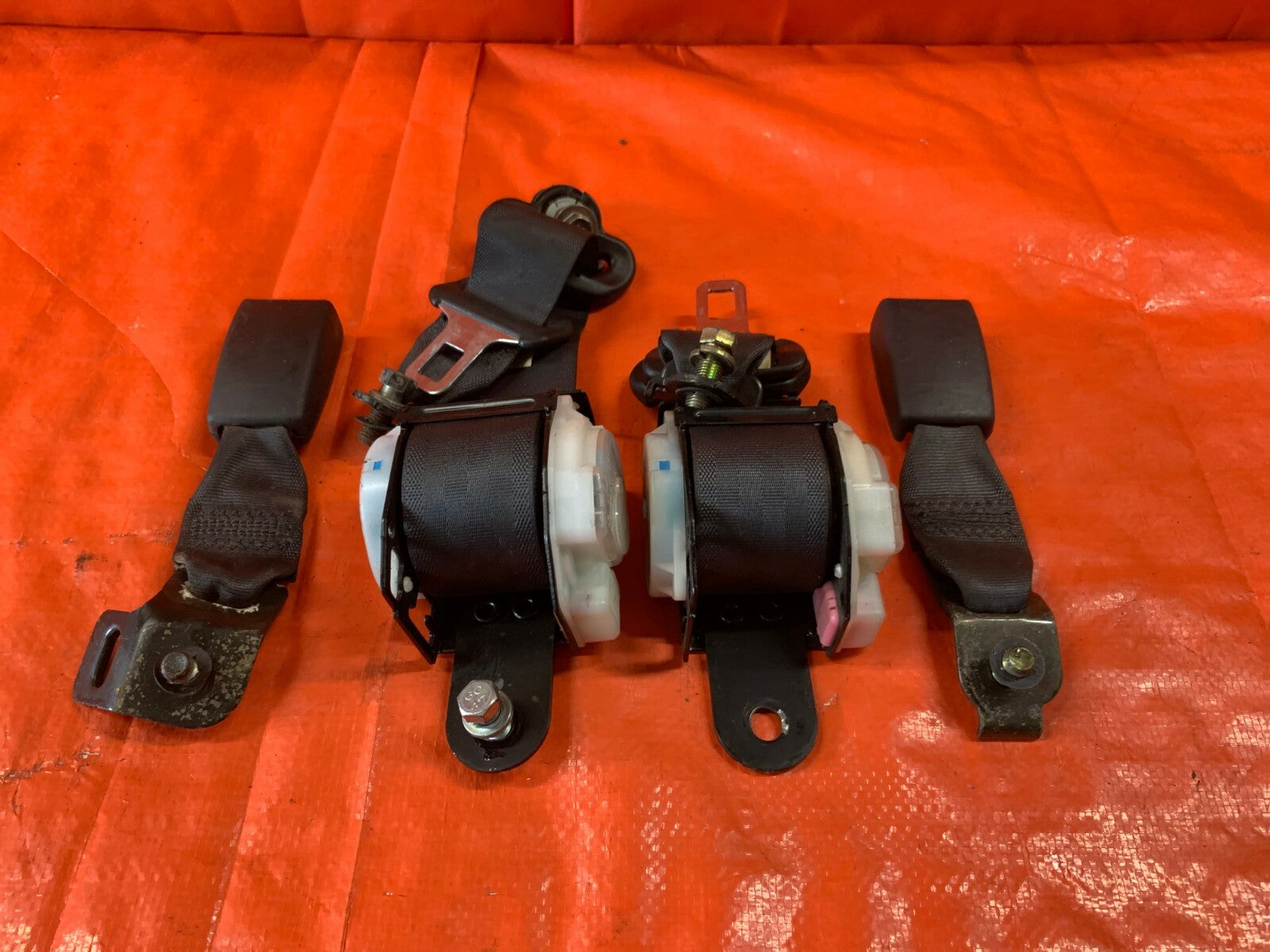 OEM 2003 03 ACURA RSX TYPE S   REAR SEAT BELT SET DRIVER LEFT PASSENGER RIGHT0