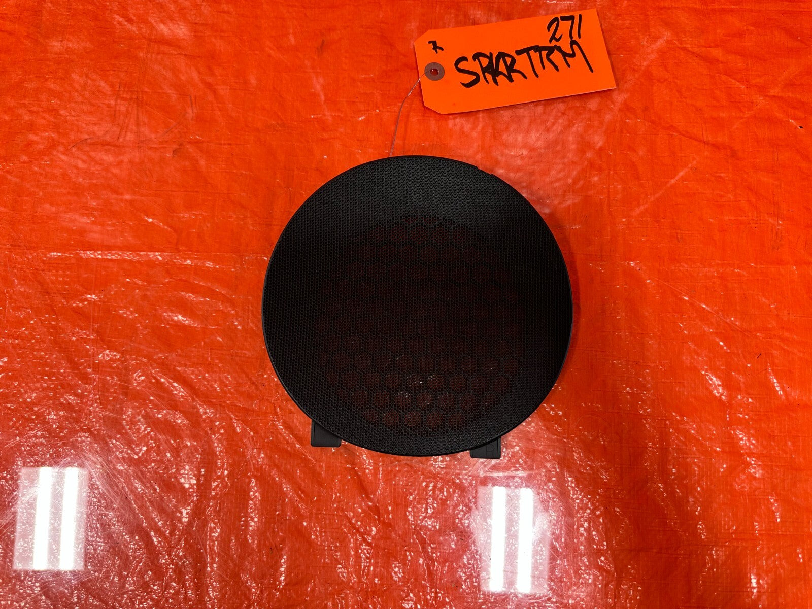 02 06 ACURA RSX   REAR INTERIOR SPEAKER COVER TRIM LEFT & RIGHT BLACK OEM #2718