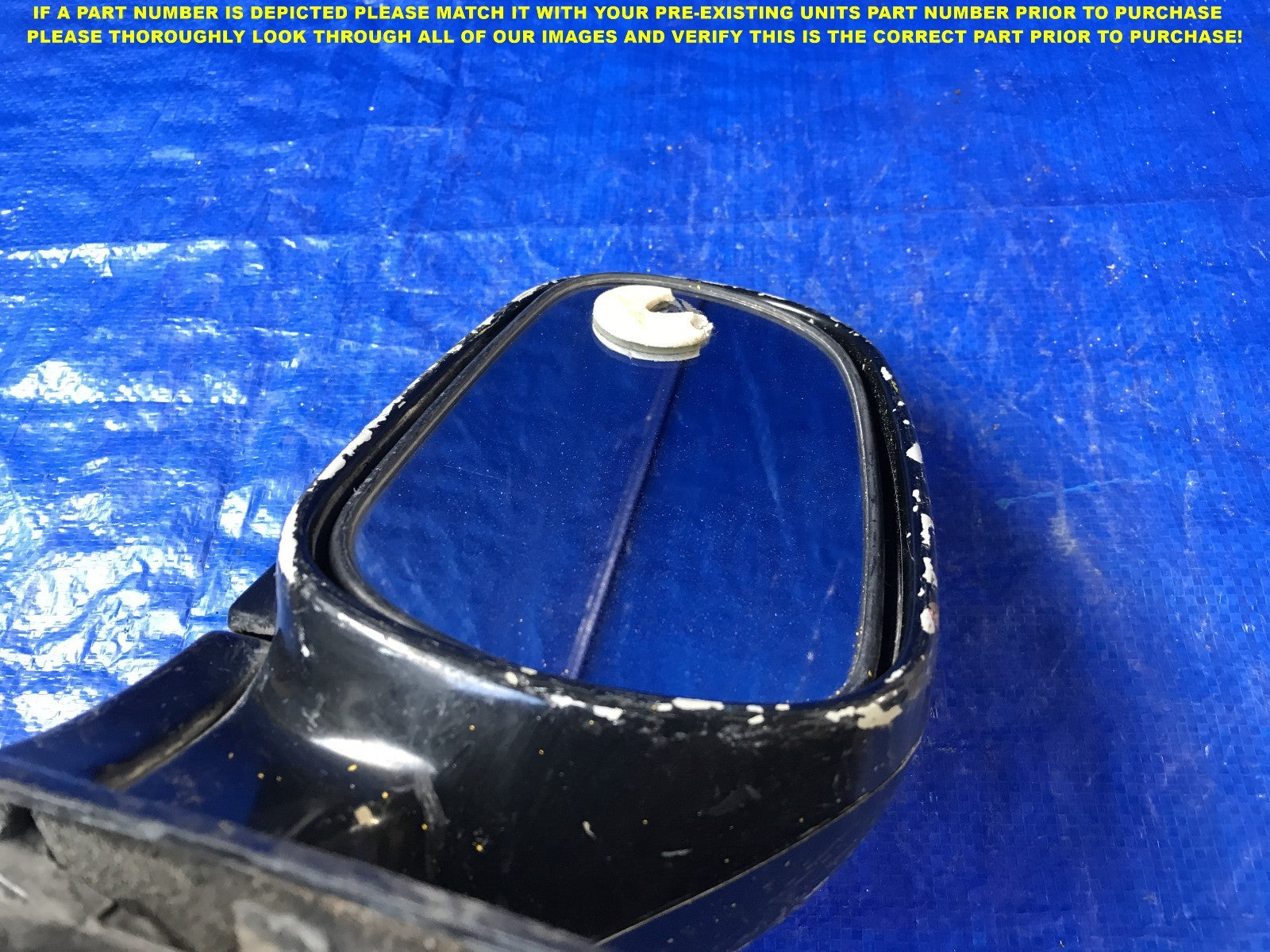 OEM 1990 1991 1992 1993 HONDA ACCORD DRIVER LEFT SIDE VIEW MIRROR        6