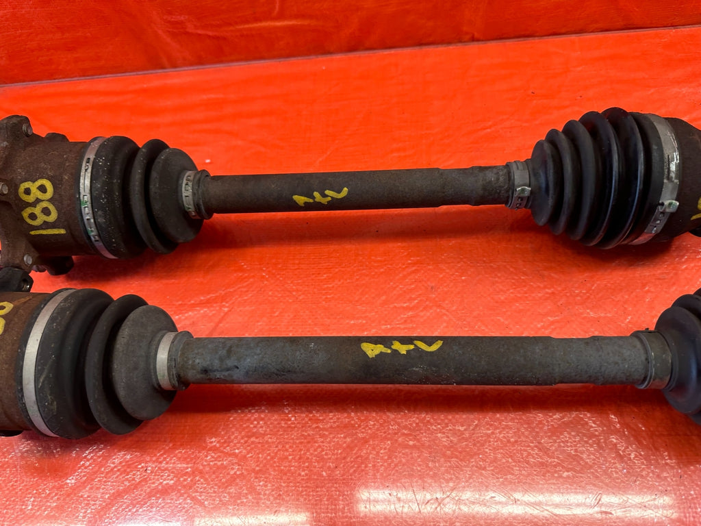 08 15 INFINITI G37 & Q60   LEFT & RIGHT   MANUAL STICK SHIFT AXLES   OEM #1887