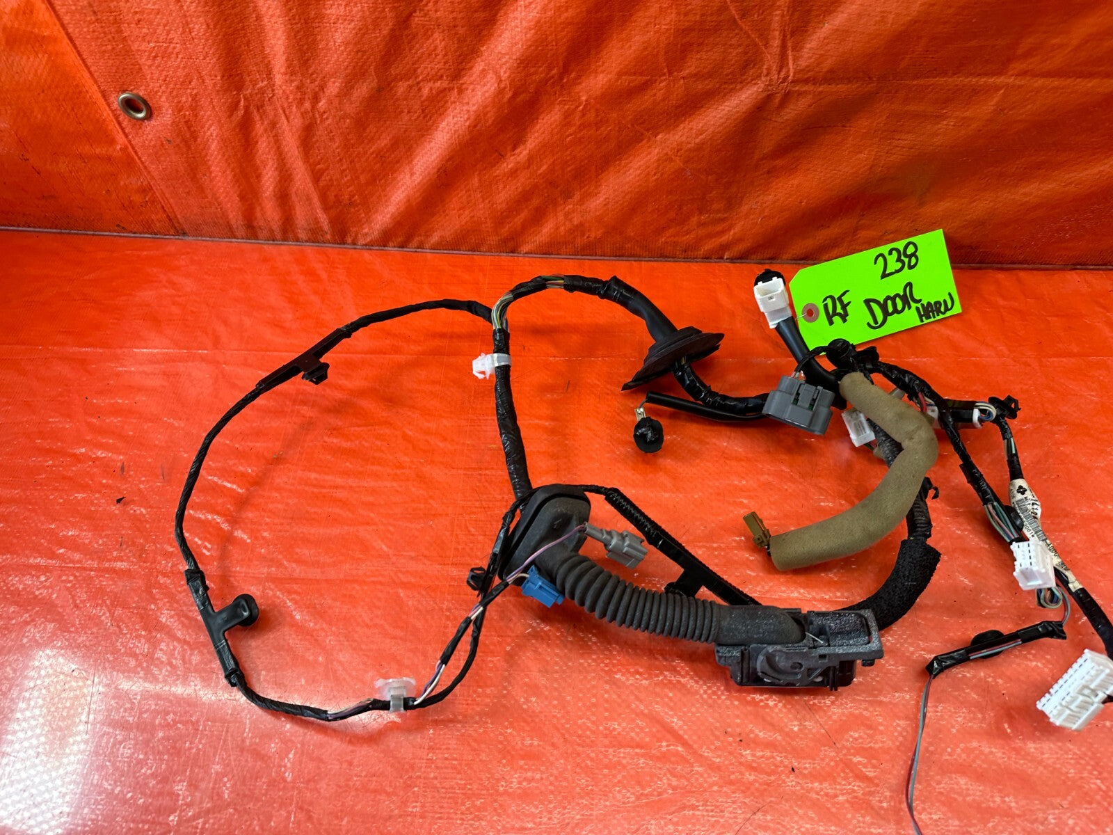 2012 12 INFINITI G37 SEDAN   RIGHT FRONT DOOR WIRING HARNESS WIRE LOOM OEM 2384