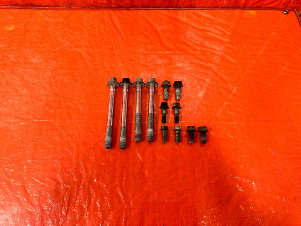 09 14 ACURA TSX   FRONT SUBFRAME CROSSMEMBER BOLTS HARDWARE OEM FACTORY #2791