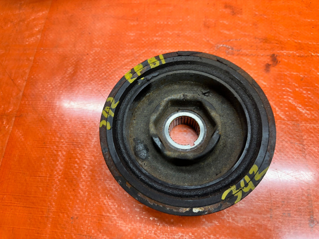 04-08 ACURA TSX 4D 2.4L K24A2 ENGINE CRANKSHAFT CRANK PULLEY HARMONIC BALANCER #6