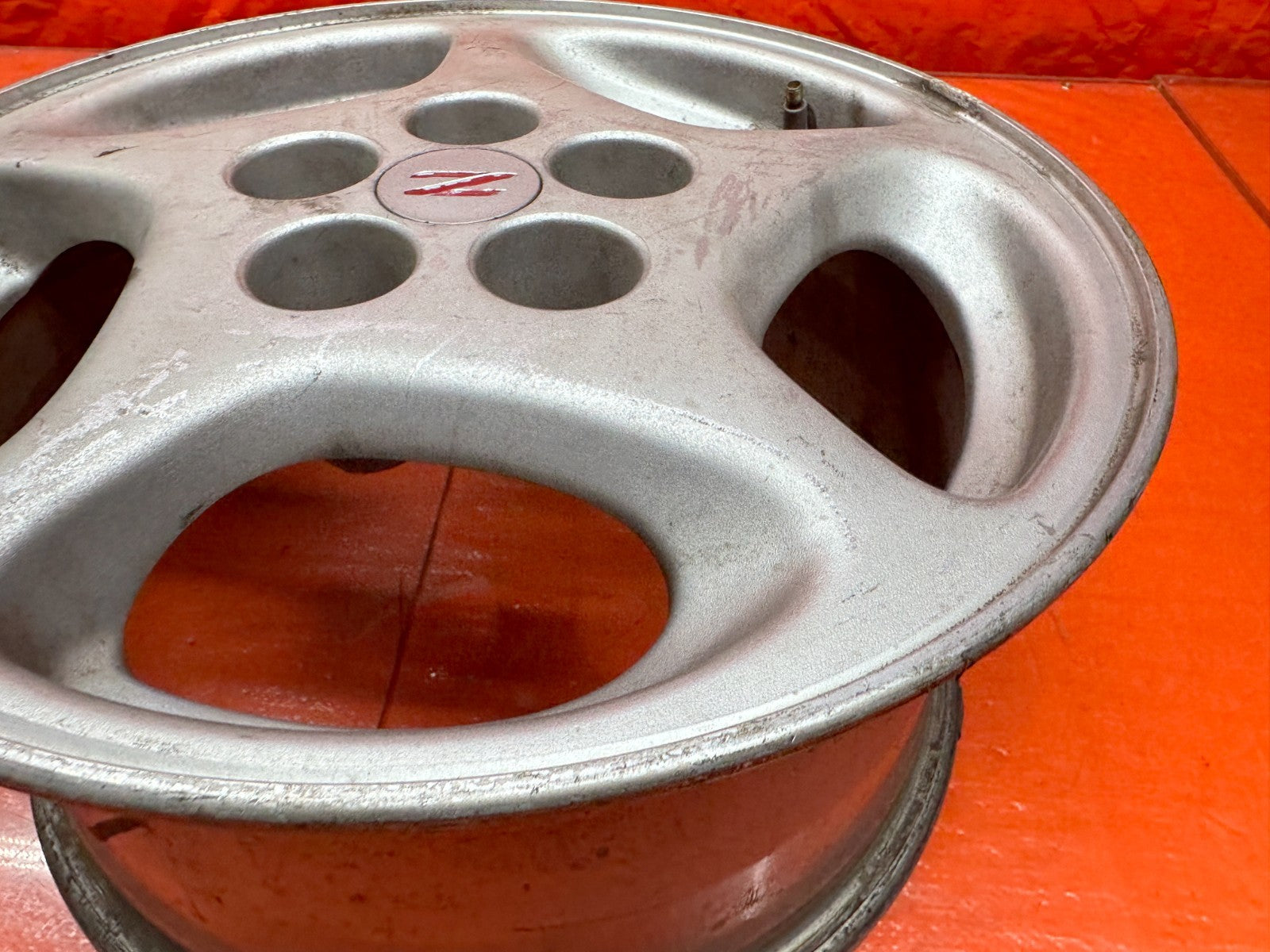 90 96 NISSAN 300ZX Z32 16" 5 SPOKE ALLOY WHEEL RIM OEM #85 24