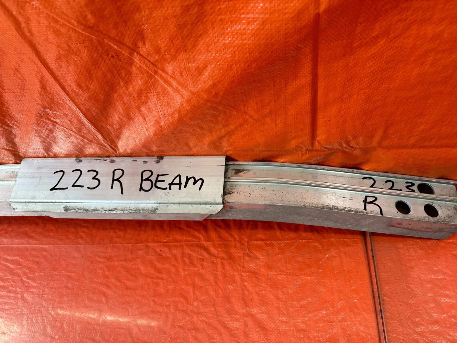 07 11 HONDA CIVIC   2D COUPE   REAR CRASH BEAM REINFORCEMENT RE BAR   OEM OE 2232