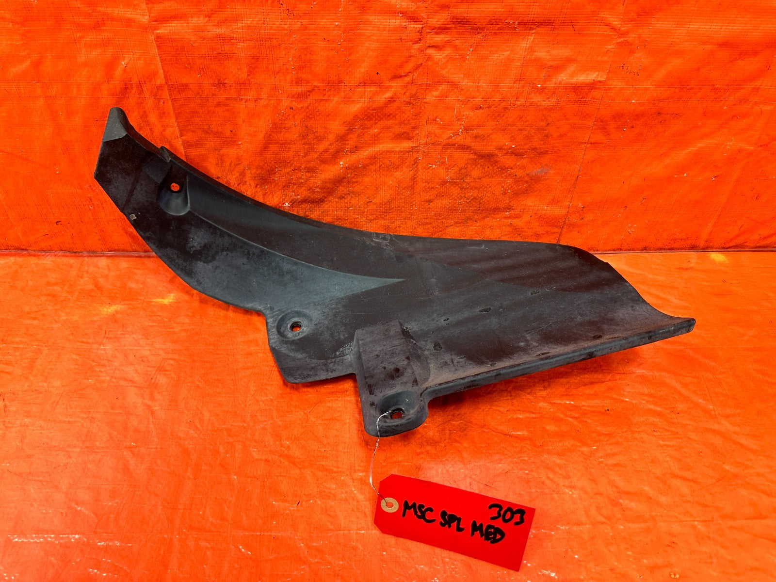 04 11 MAZDA RX8 RX 8  LEFT SPLASH SHIELF   PART # F189 50351   OEM FACTORY #3030