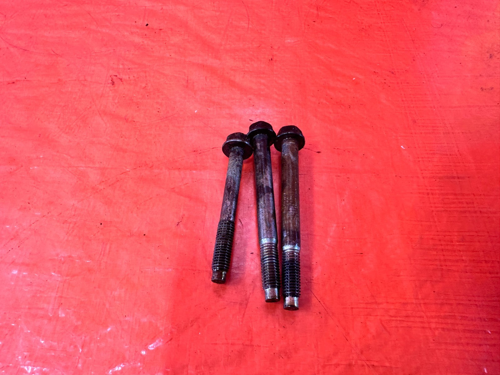 04 08 ACURA TSX   K24A2 AC COMPRESSOR BOLT SET BOLTS   OEM FACTORY #3041
