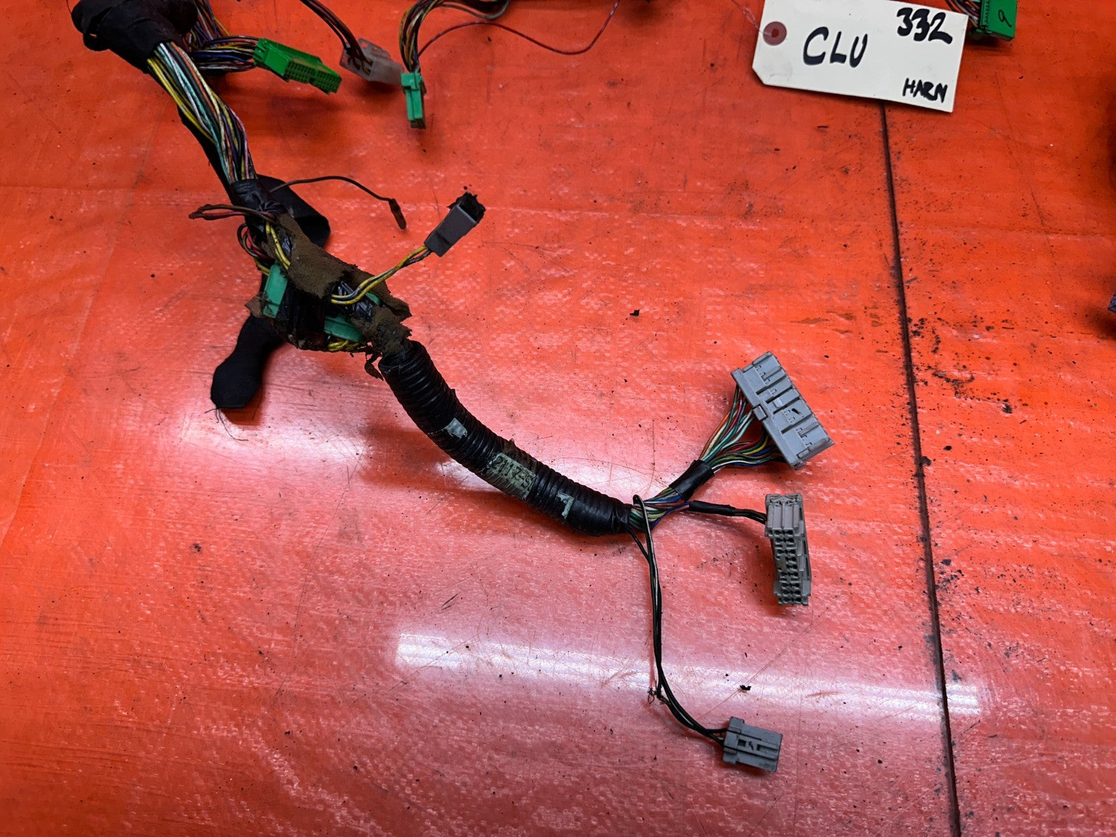 92 96 HONDA PRELUDE MT DIGITAL MANUAL GAUGE CLUSTER WIRE HARNESS OEM #33211