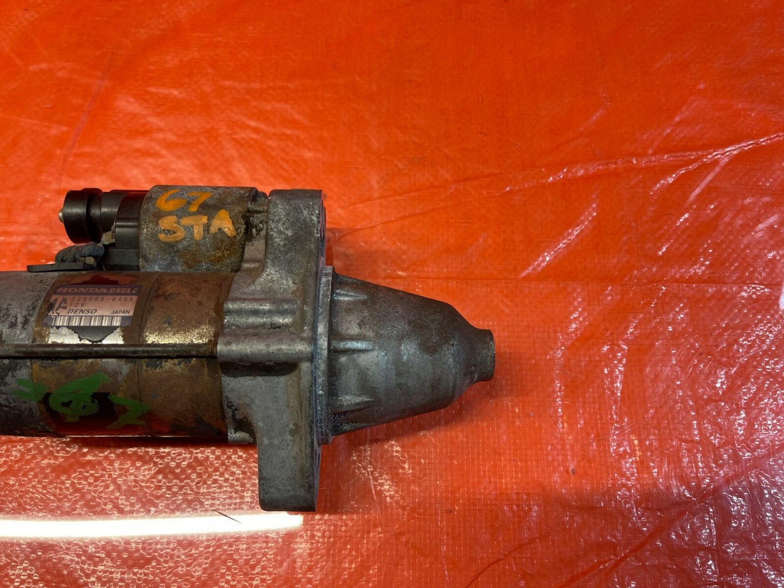 98 01 HONDA CR V   STARTER MOTOR   STICK SHIFT / MANUAL TRANSMISSION ONLY OEM OE3