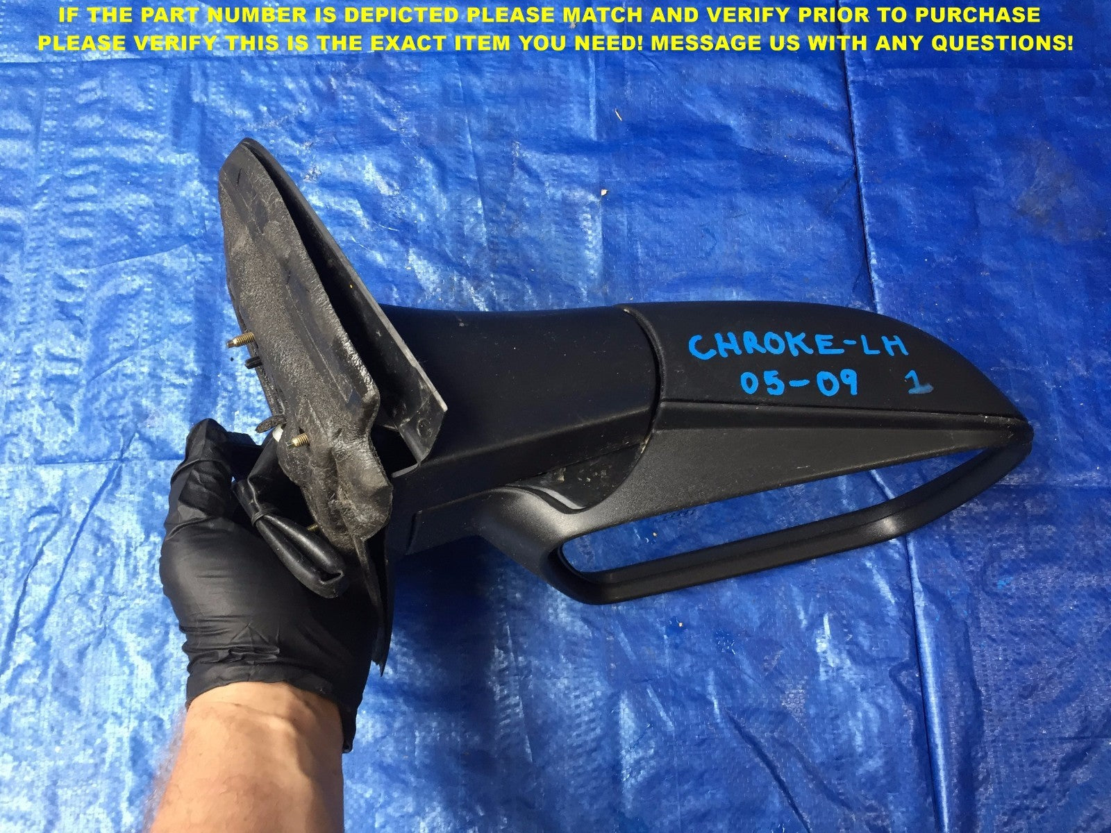OEM 2005 2006 2007 2008 2009 JEEP GRAND CHEROKEE DRIVER LEFT SIDE VIEW MIRROR 17