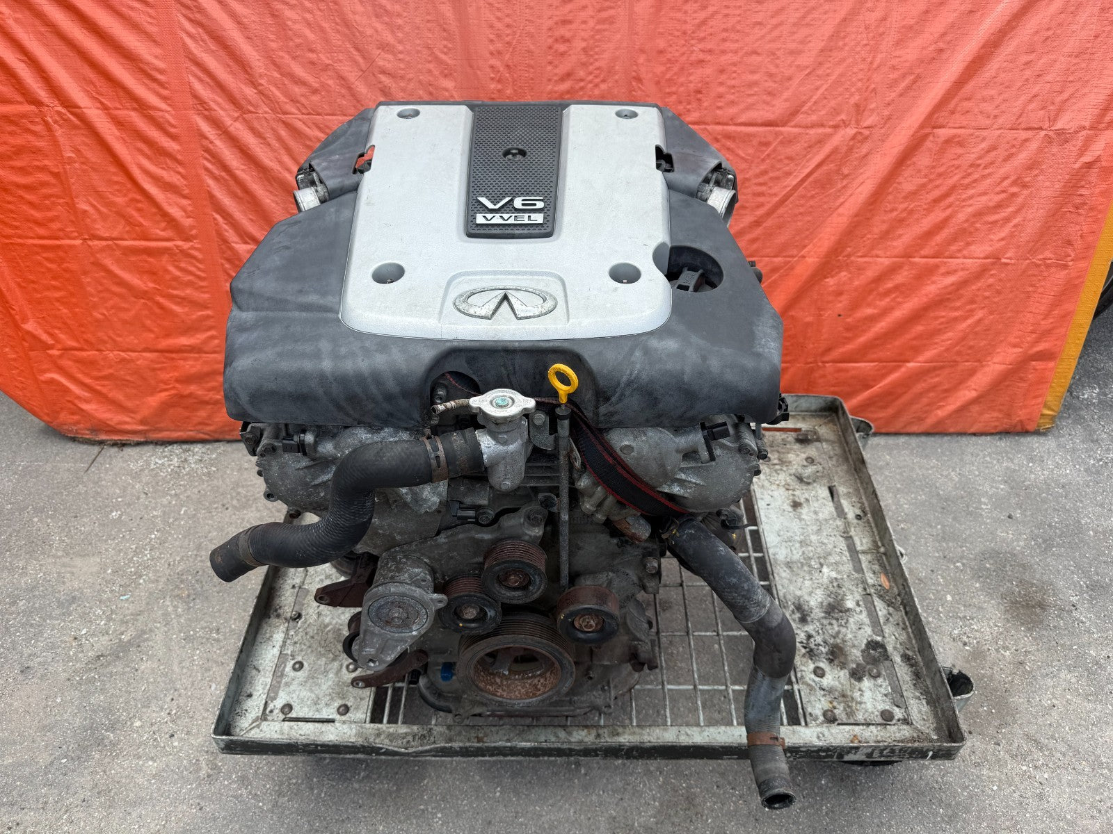 09-13 INFINITI G37 & MORE MODELS - VQ37VHR RWD ENGINE MOTOR LONG BLOCK - 76K MLS0