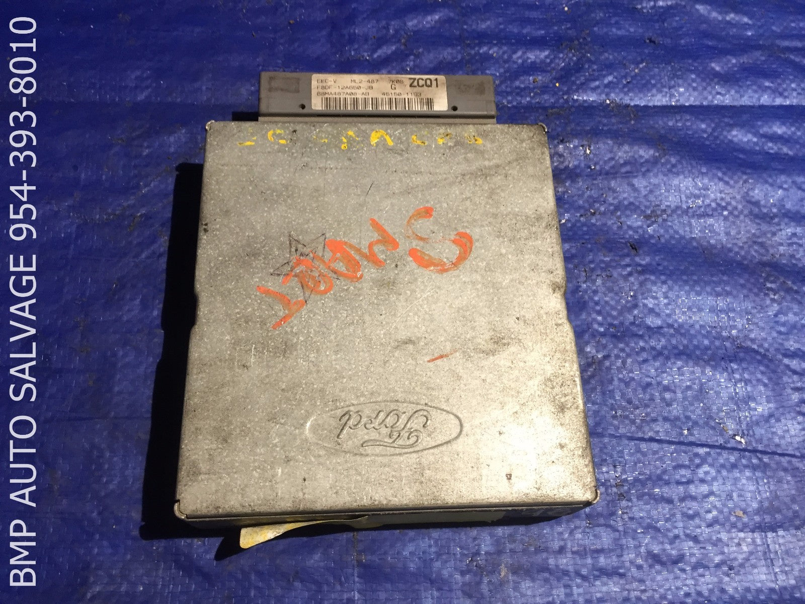 OEM 1998 FORD TAURUS ECU F7AF 12A650 EF ENGINE COMPUTER BRAIN ECM #1112 #RF110