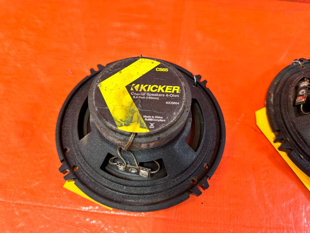 KICKER CS65 SPEAKER   ISPEAKER PAIR SET OF TWO   USED   #2914