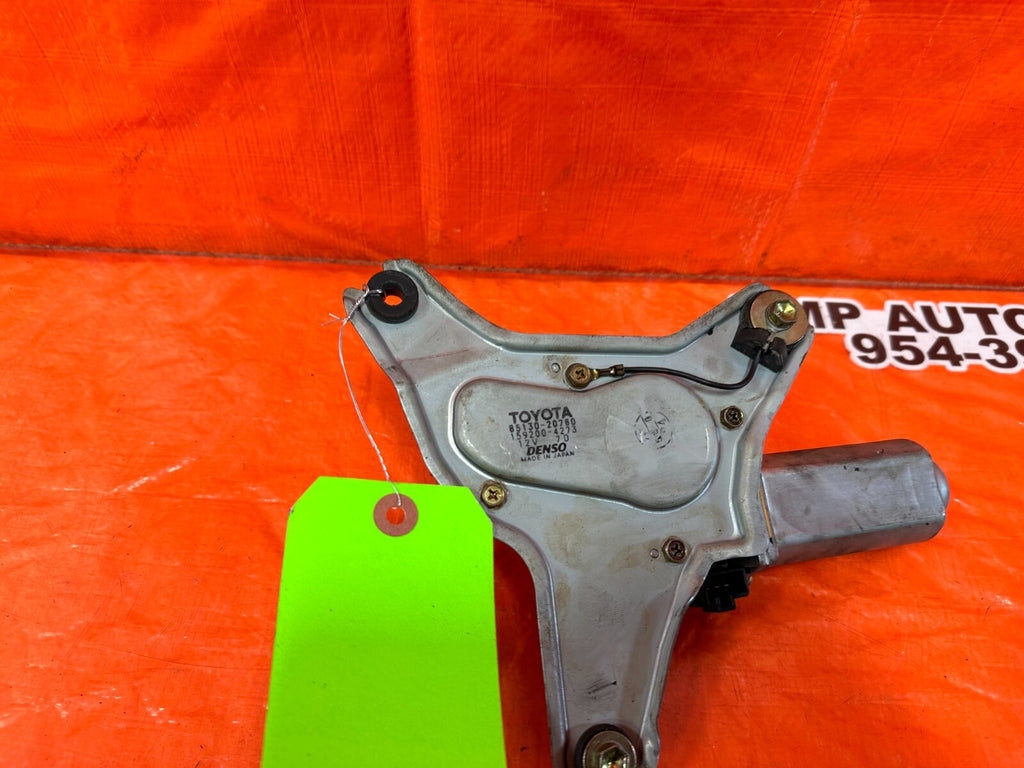 00 05 TOYOTA CELICA   REAR WINDSHIELD TAILGATE WIPER MOTOR   OEM FACTORY #2508