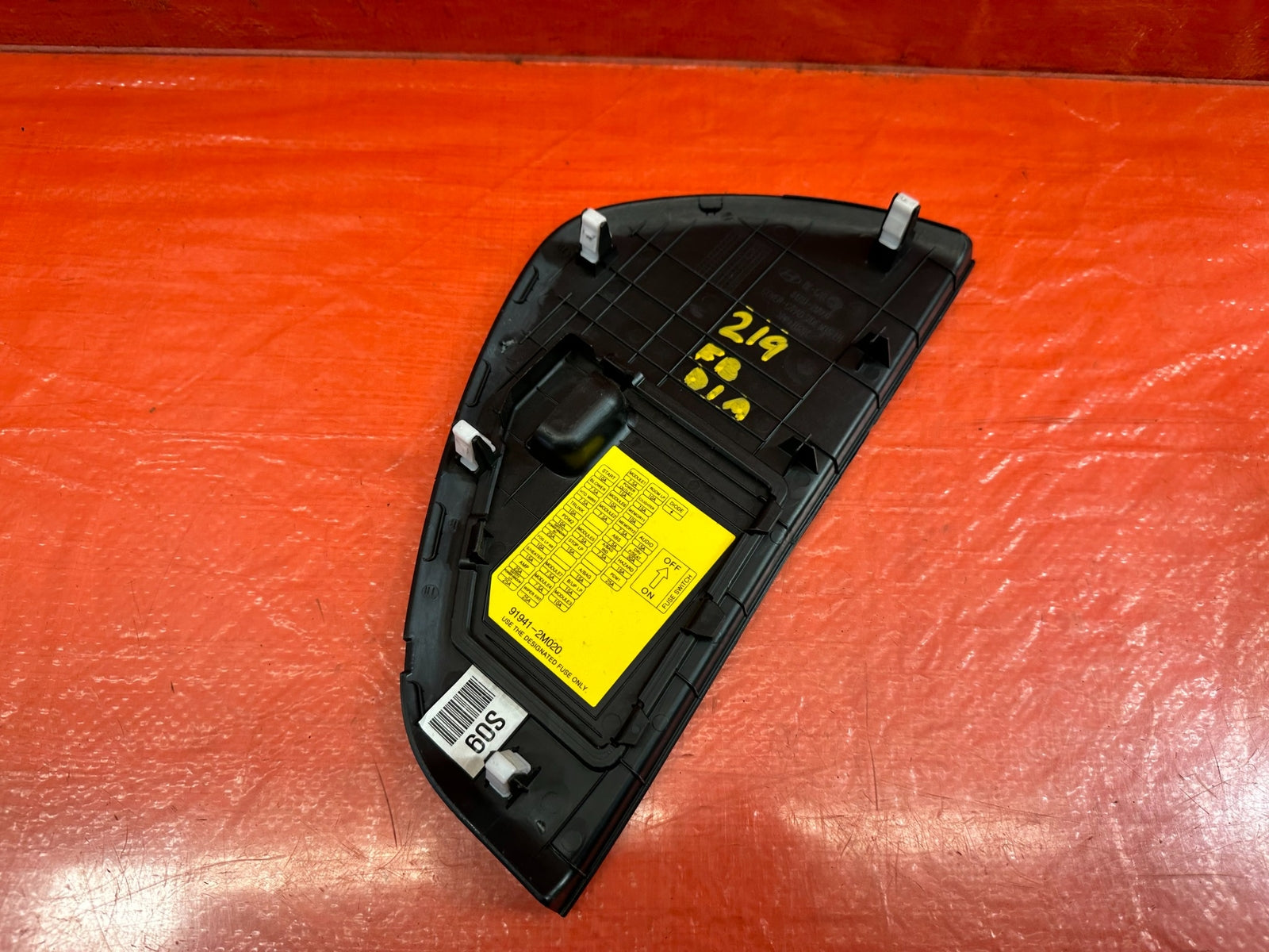 14 16 HYUNDAI GENESIS COUPE   INTERIOR FUSE DIAGRAM   OEM FACTORY #2198