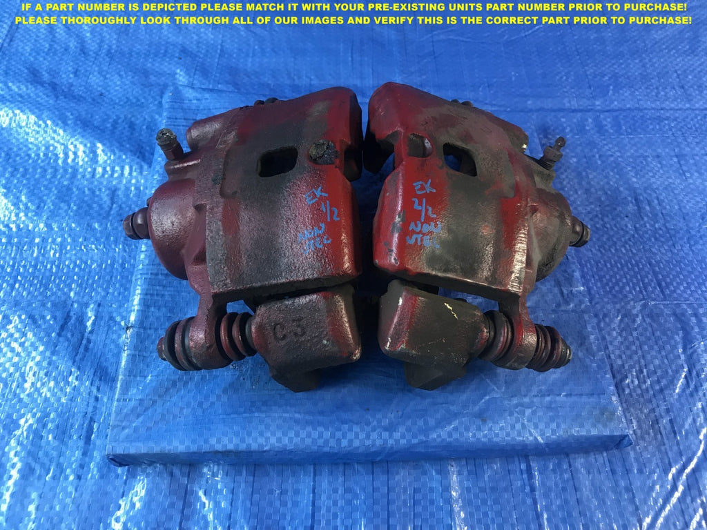 OEM 1999   2000 HONDA CIVIC DRIVER LEFT PASSENGER RIGHT BRAKE CALIPER SET0