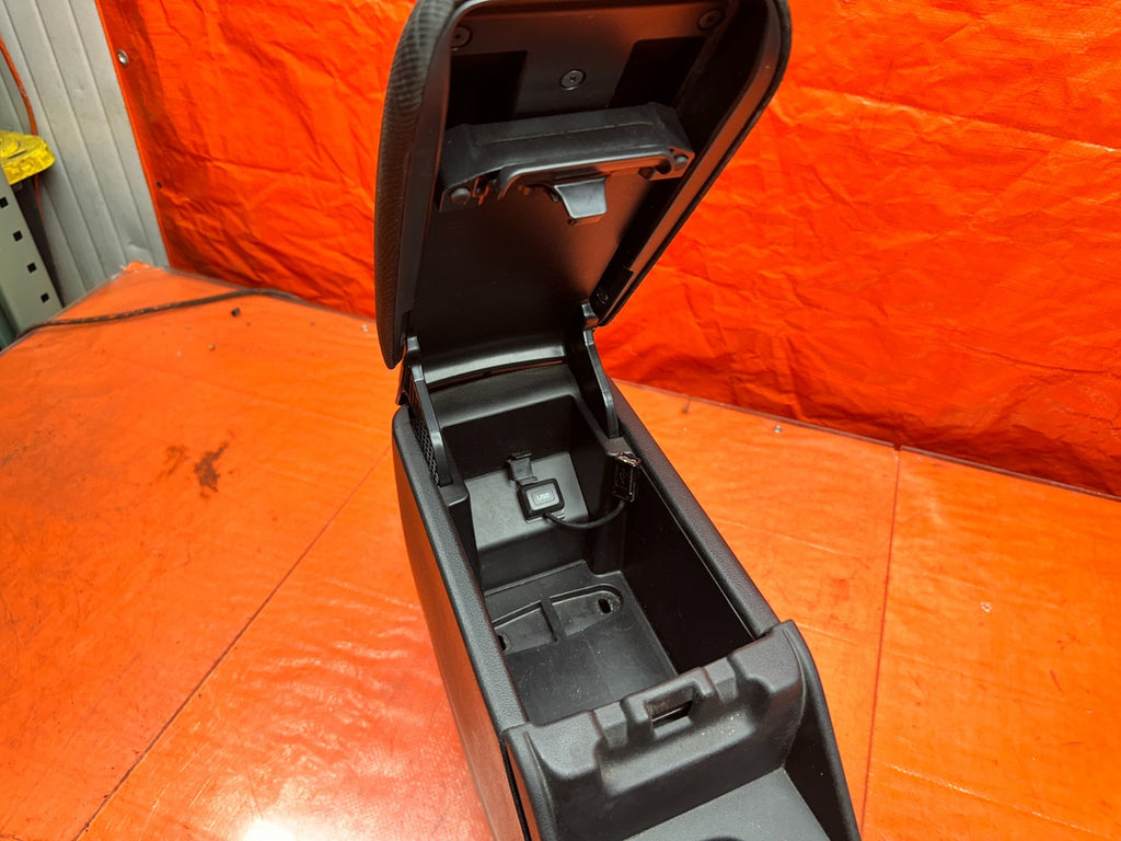 13 15 HONDA CIVIC SI 4D 2.4L FRONT CENTER CONSOLE LID ARM REST BLACK OEM #3349